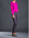 Coral knit jacket