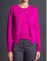Coral knit jacket