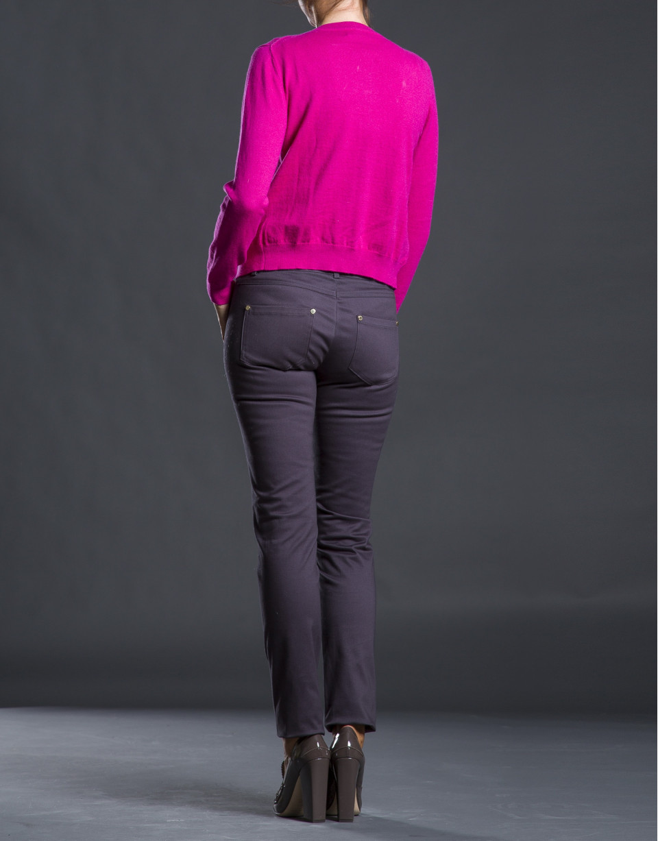 Coral knit jacket