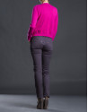 Chaqueta coral punto
