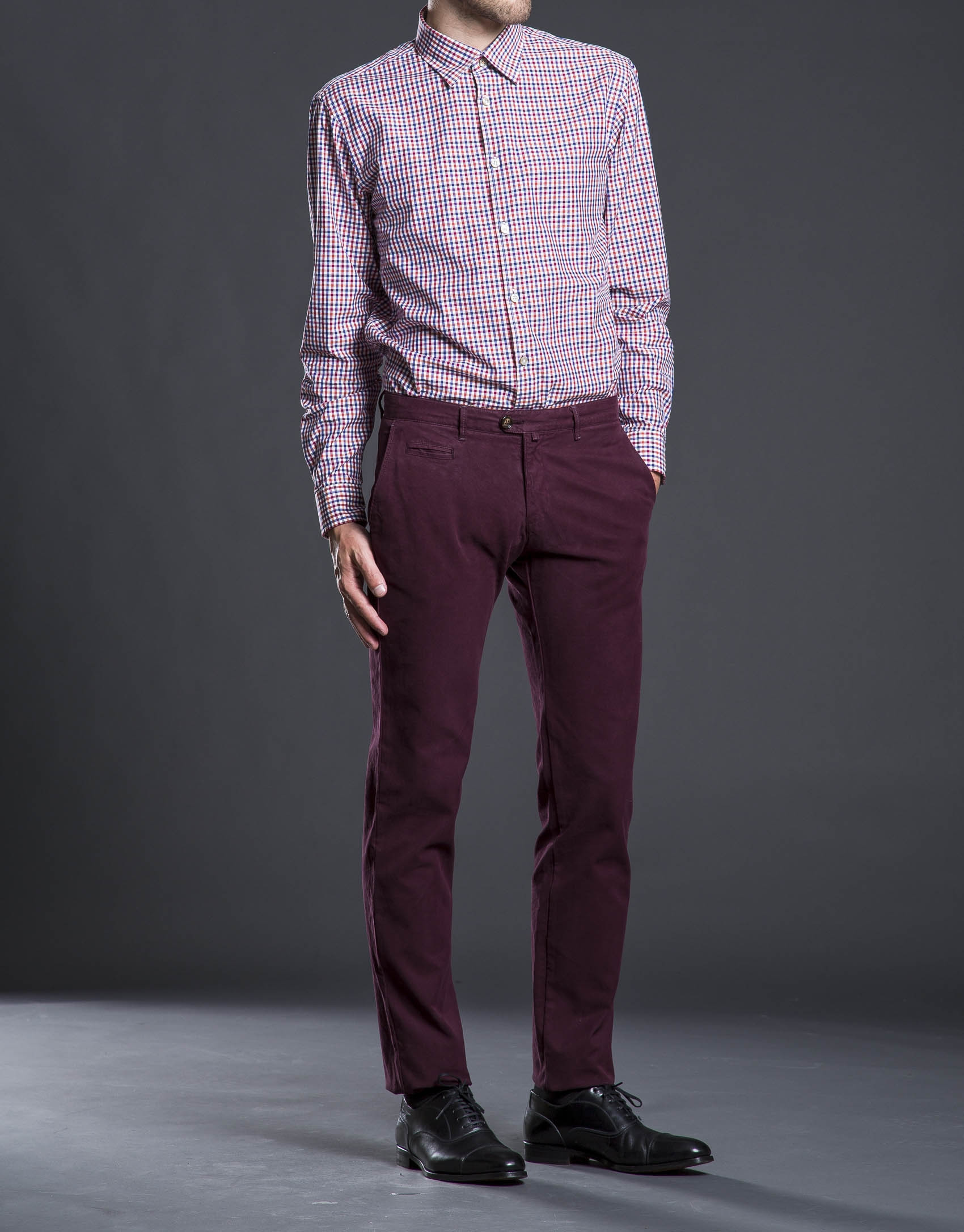 Camisa sport cuadro multicolor