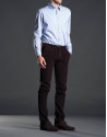 Blue Oxford sports shirt