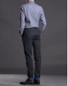 Navy blue Vichy sports shirt