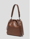 Bolso de hombro Grace Hobo piel marrón - PV2023 | Roberto Verino