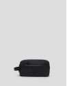 Black zippered men's vanity case - Man - AW2023 | Roberto Verino