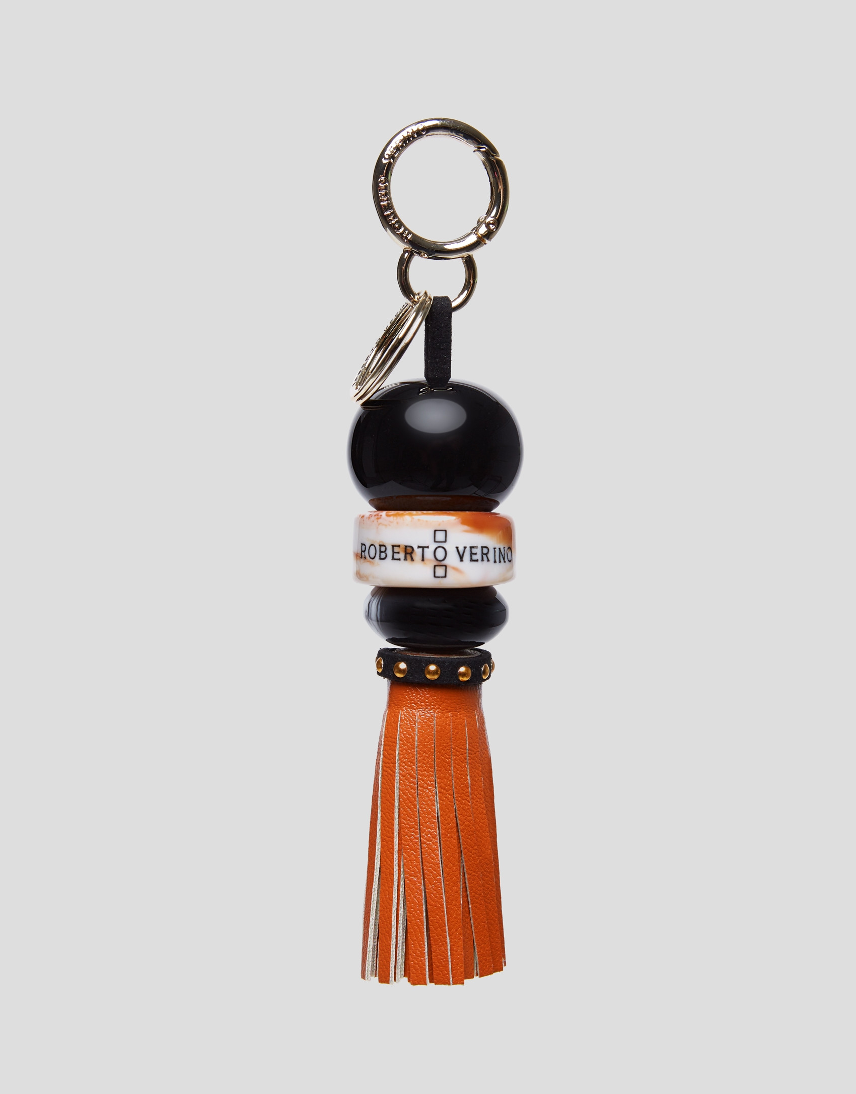 Tassel and orange fringe charm - Woman - AW2023 | Roberto Verino