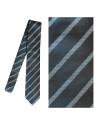 Coal grey tie