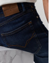 Pantalón vaquero azul desencolado con zonas | Roberto Verino