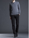 Basic gray knit sweater