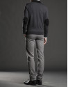Gray turtle neck sweater with buttons 