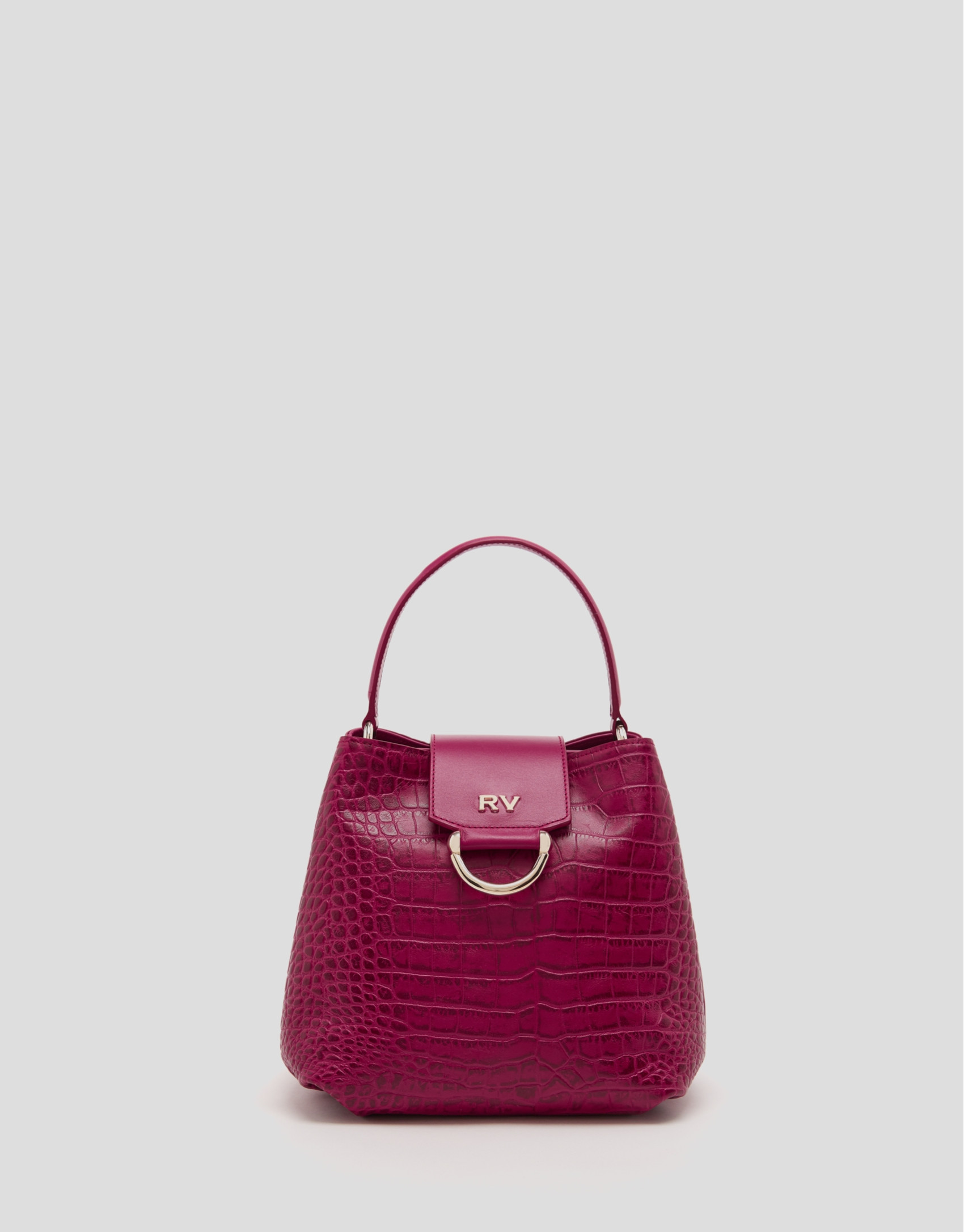 Red leather Miranda hobo bag