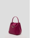 Red leather Miranda hobo bag