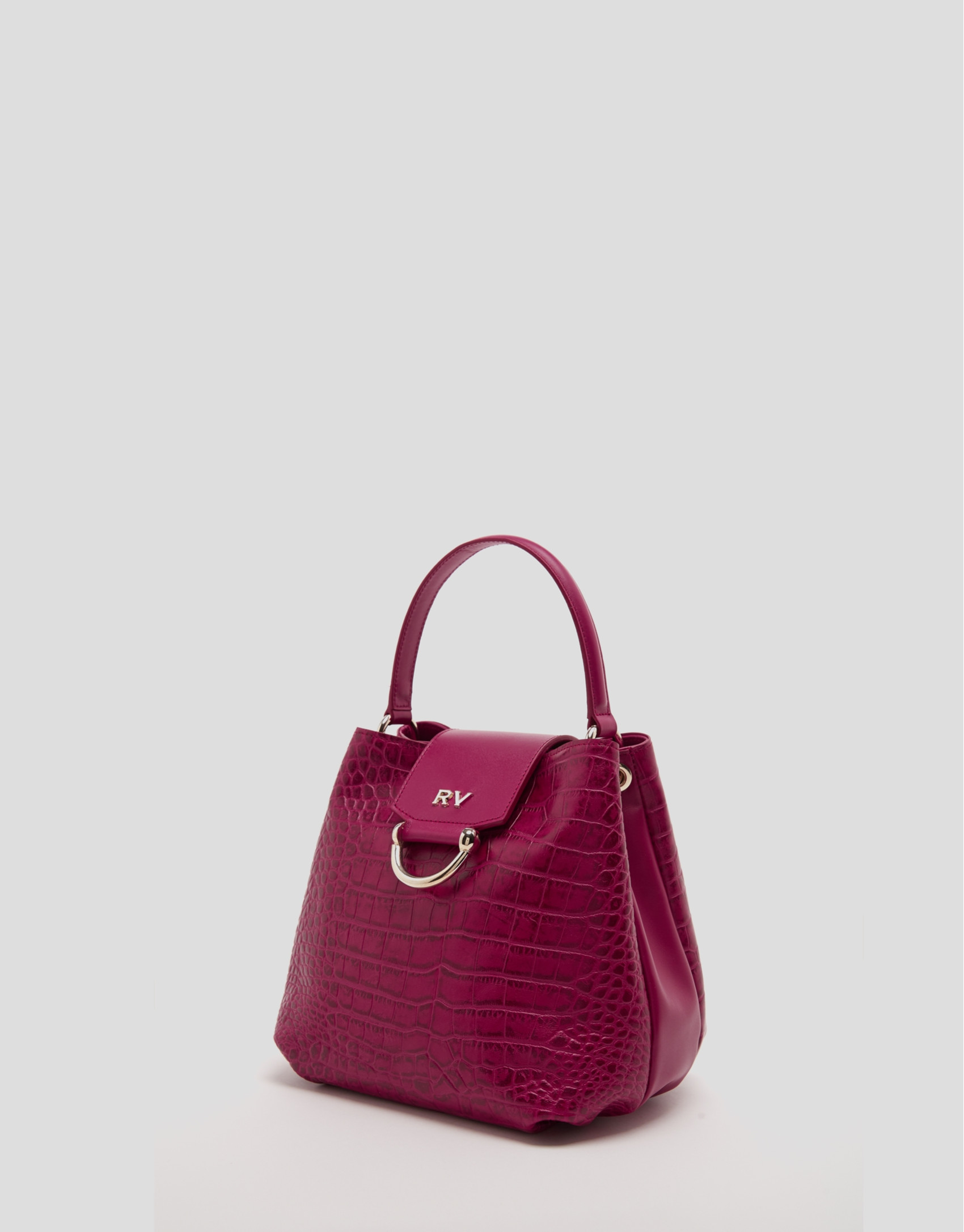 Red leather Miranda hobo bag