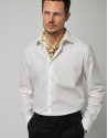 White structured dress shirt