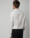 White structured dress shirt