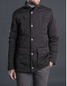 Brown tracksuit jacket with four pockets 