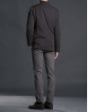 Brown tracksuit jacket with four pockets 