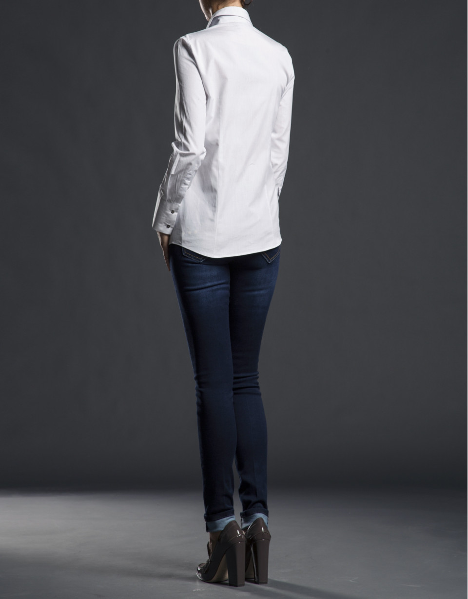 Camisa  gris sopata pasamanería