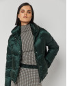 Dark green padded jacket - Woman - AW2022 | Roberto Verino