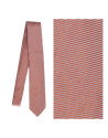 Corbata seda naranja