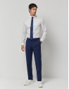 White twill dress shirt