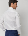 White twill dress shirt