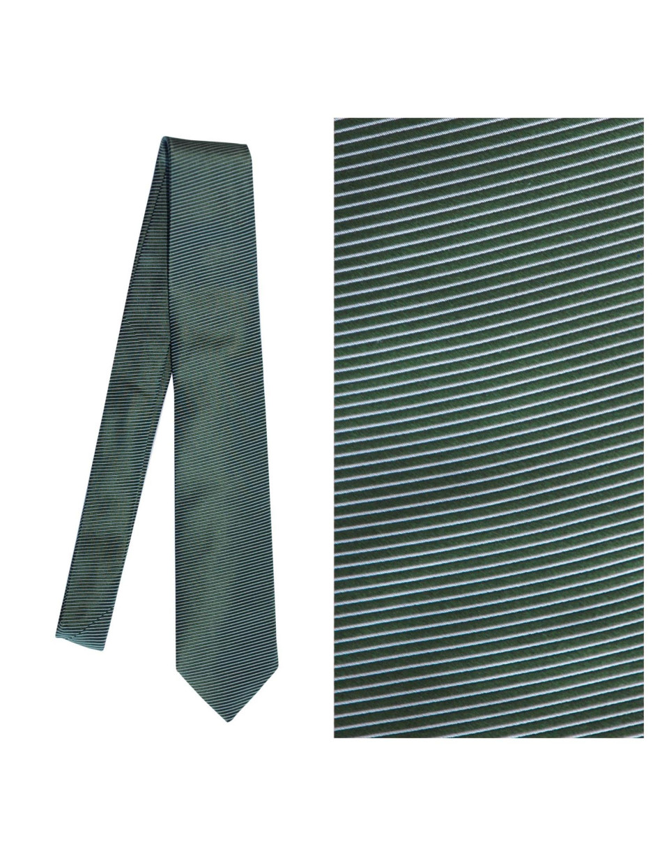 Corbata seda verde