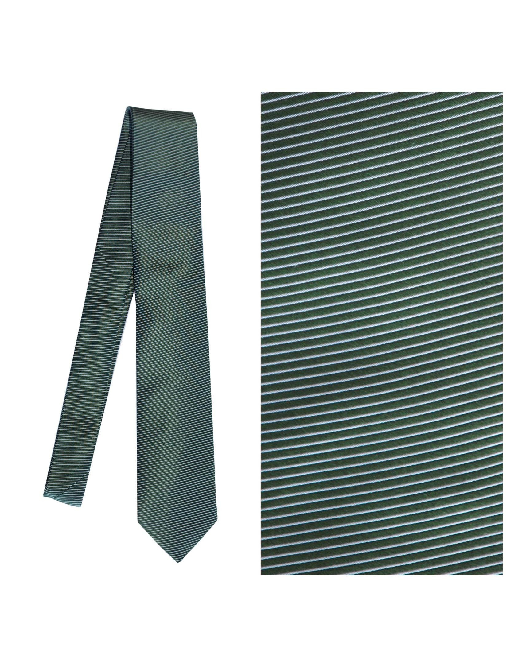 Corbata seda verde