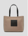 Bolso shopper Dahlia nailon beige