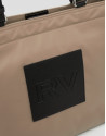 Bolso shopper Dahlia nailon beige