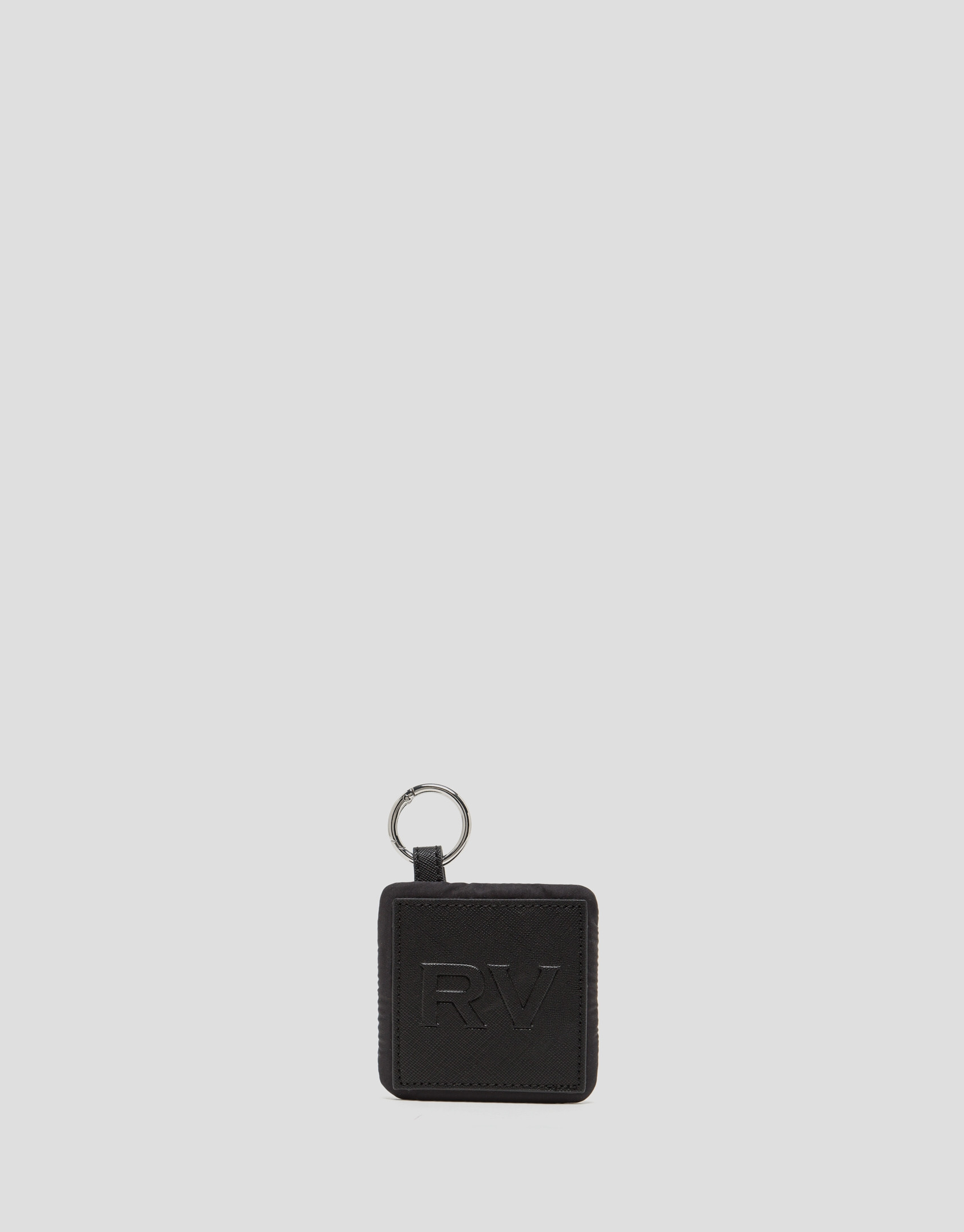 Monedero plano Dahlia nailon negro
