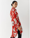 Blusón oversize Jacquard estampado floral ... | Roberto Verino