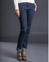 Jeans azul pedrería tachas