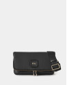 Black leather Martina Duplo shoulder bag | Roberto Verino