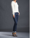 Jeans azul pedrería tachas