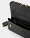 Black leather Martina Duplo shoulder bag | Roberto Verino