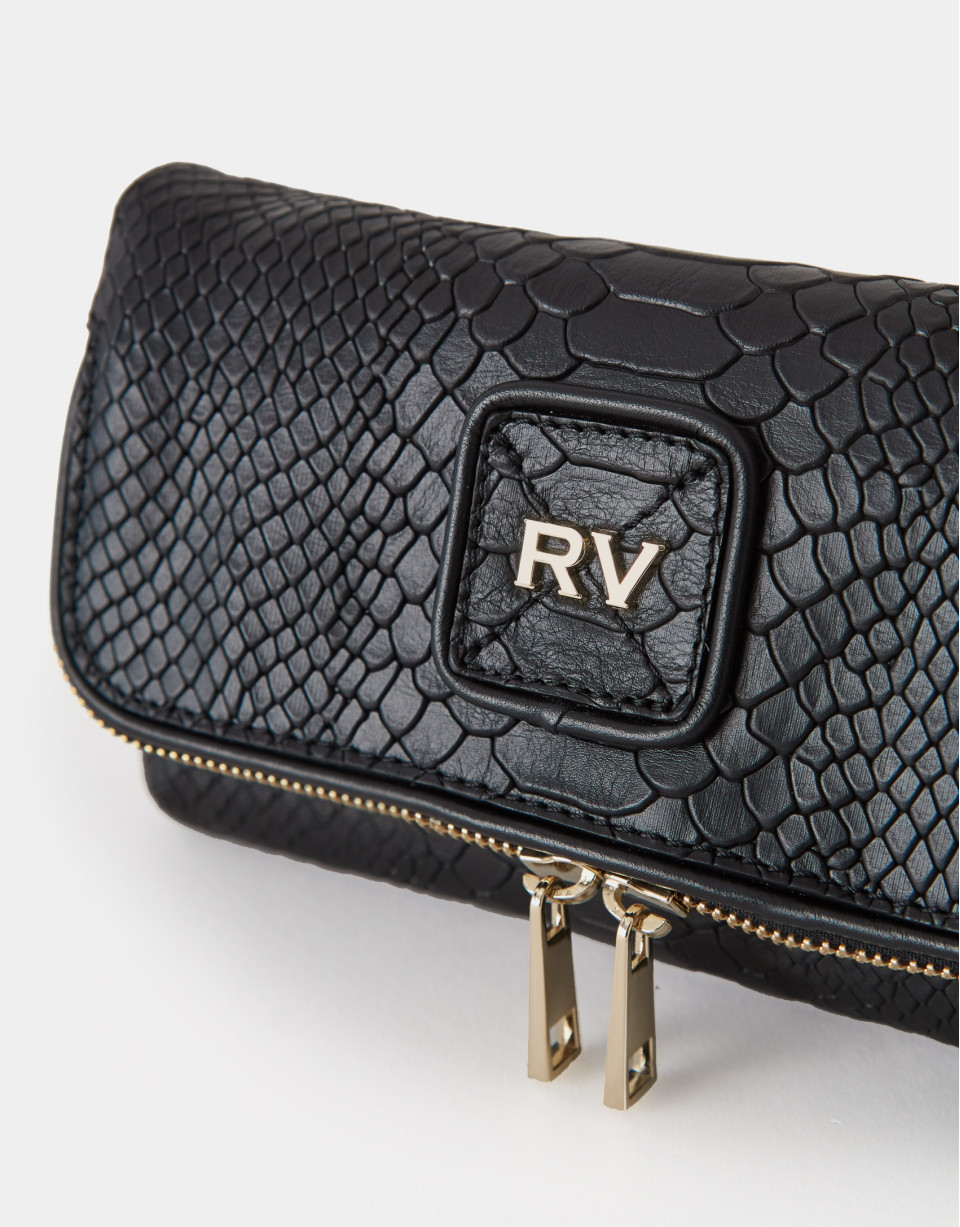 Mini Martina Duplo embossed snakeskin ... | Roberto Verino