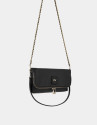 Black leather Martina bag - Woman - AW2023 | Roberto Verino