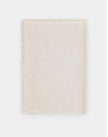 Beige rayon foulard with embroidered logo