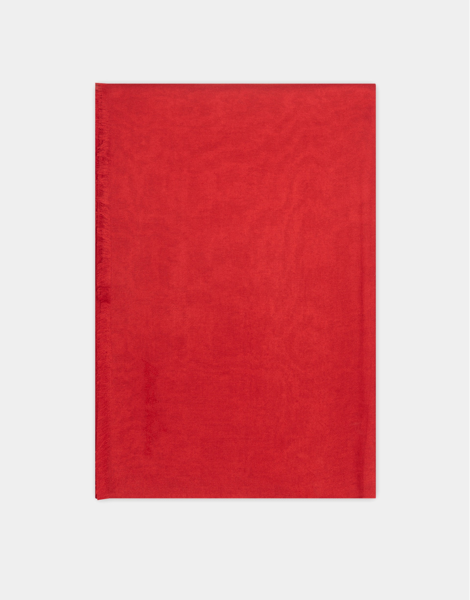 Fular modal rojo logo bordado
