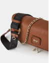 Bolso bandolera Martina Duplo piel marrón