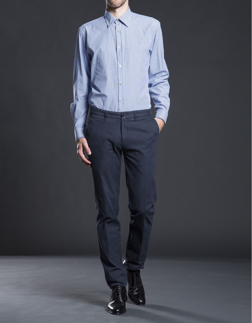 Pantalón sport algodón azul
