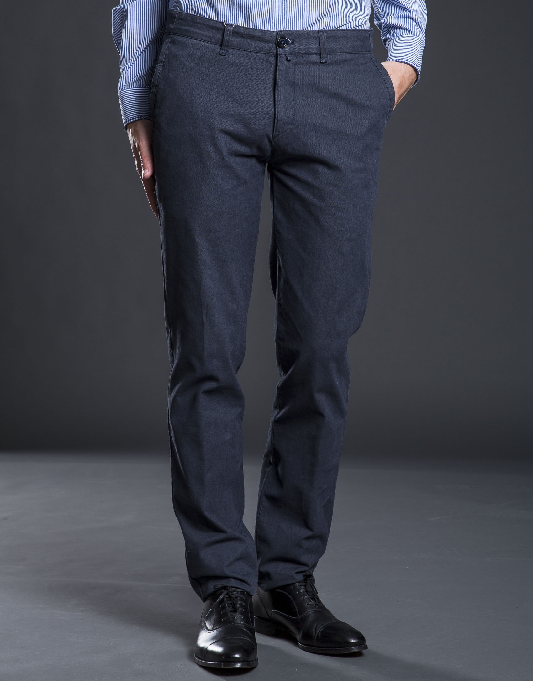 Pantalón sport algodón azul