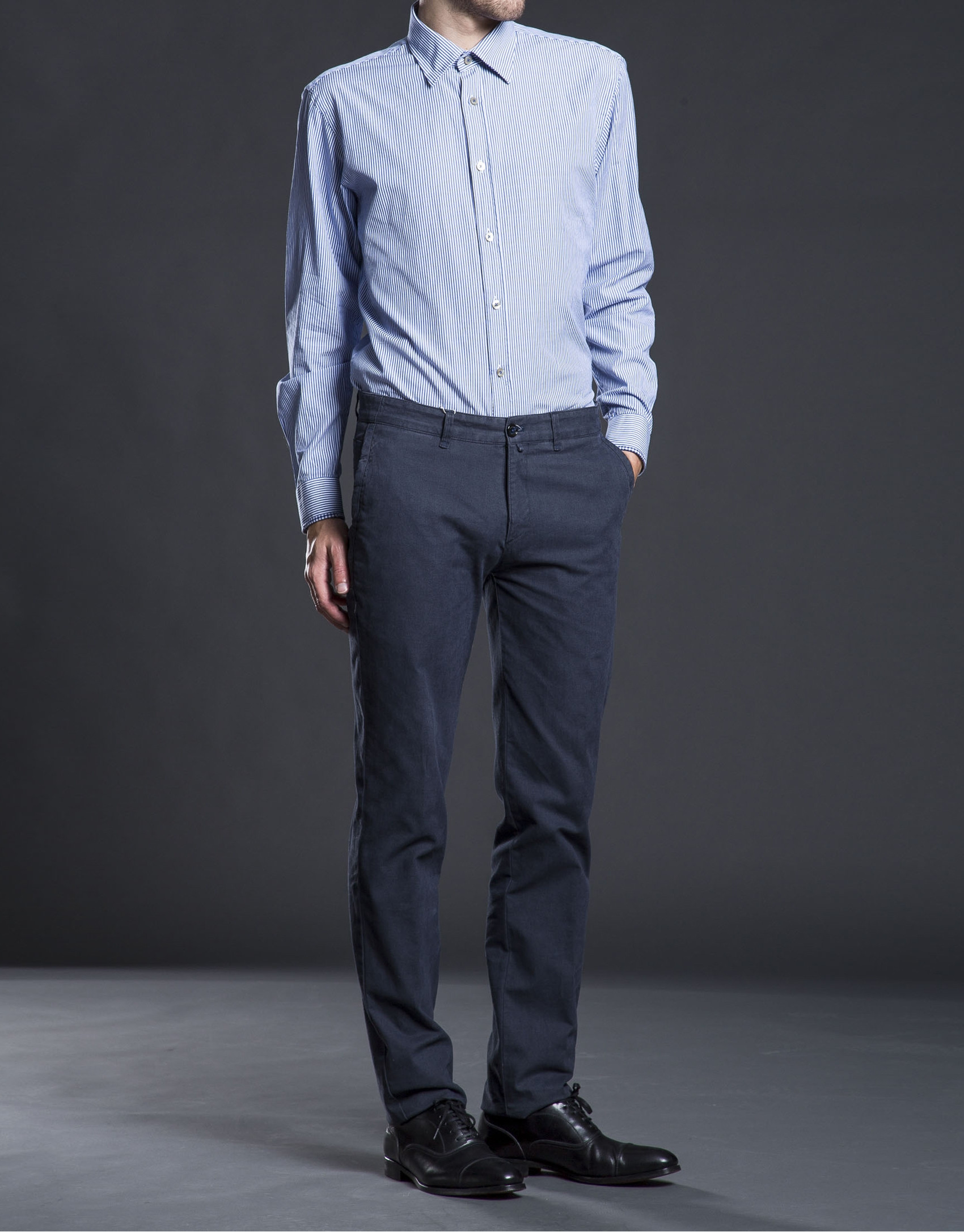 Pantalón sport algodón azul