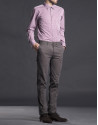 Coffee cotton pants