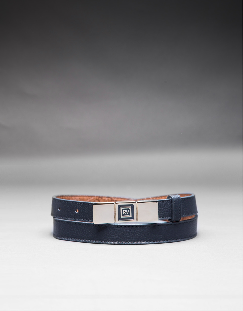 Narrow gray belt 