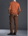 Basic orange knit sweater