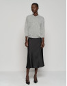 Jersey oversize punto mullido gris - Mujer | Roberto Verino