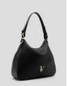Black leather Cuca hobo bag