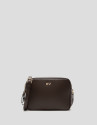 Bolso bandolera Taylor piel marrón oscuro | Roberto Verino